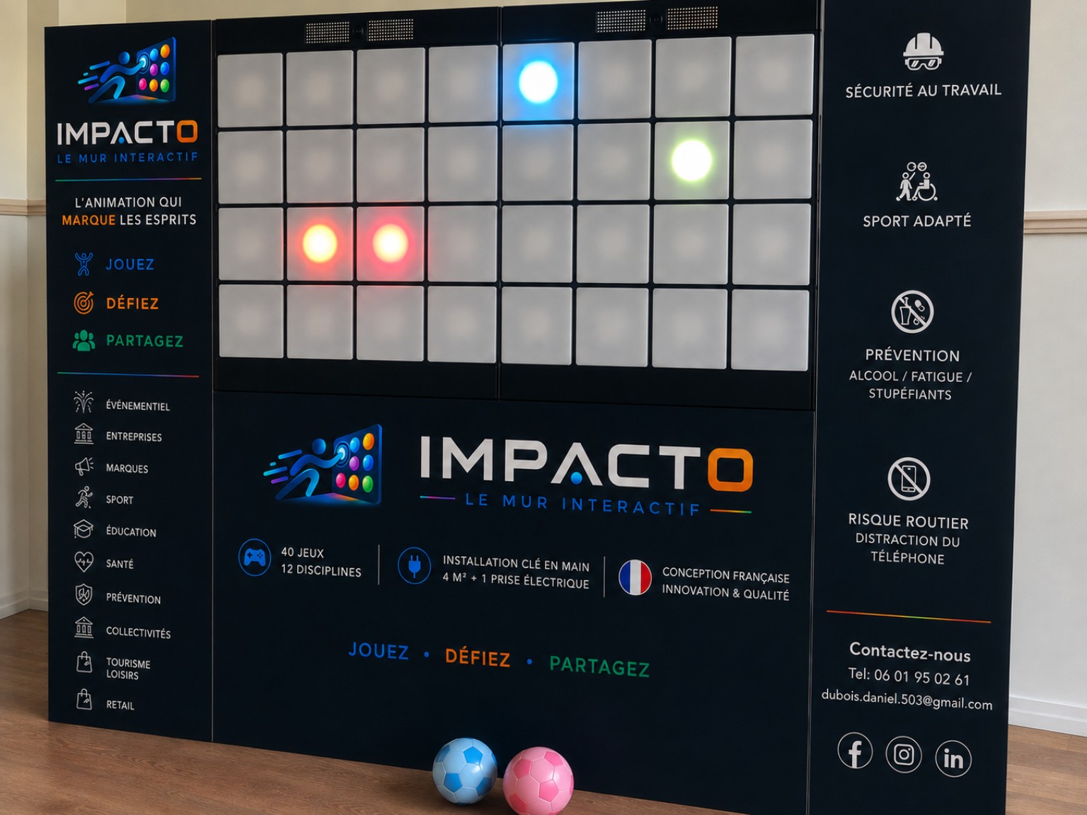 Mur interactif IMPACTO
